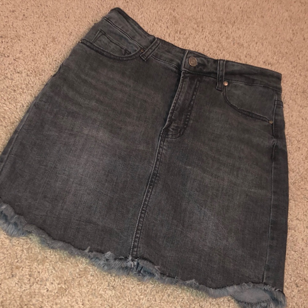 Dark grey skirt
